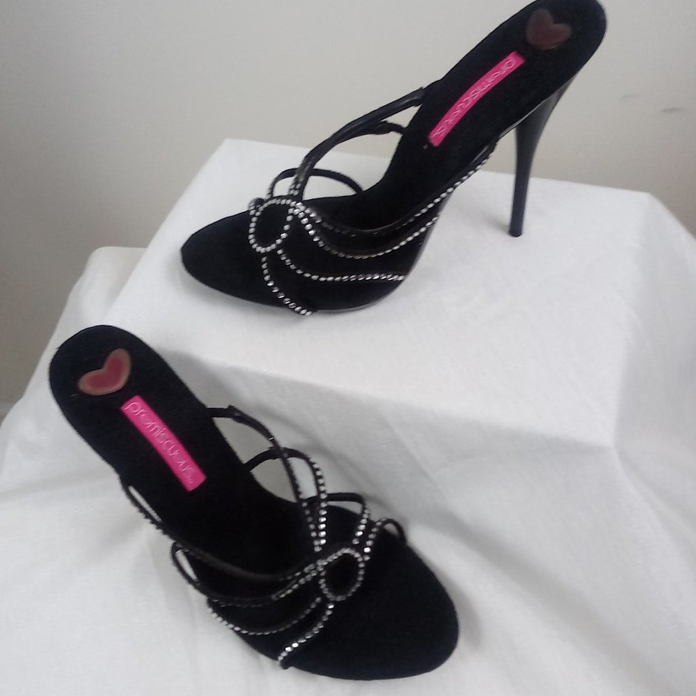 Ladies slip on heels